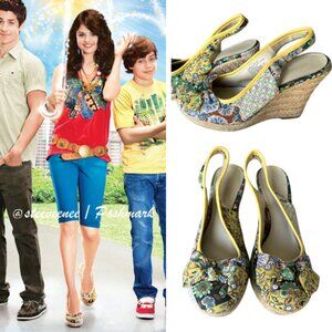 Patchwork Wedge Sandals ASO Alex Russo